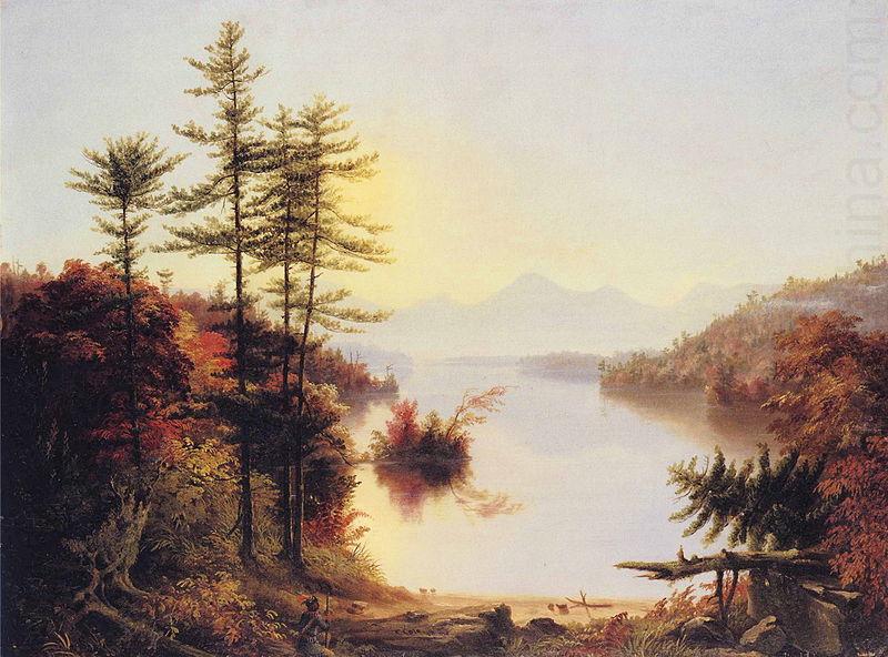 View on Lake Winnipiseogee, Thomas Cole